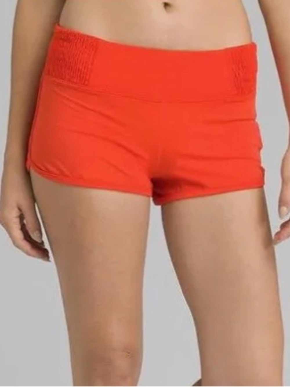 Prana Women's Chantel Swim Athletic Shorts - Lava Glow Small